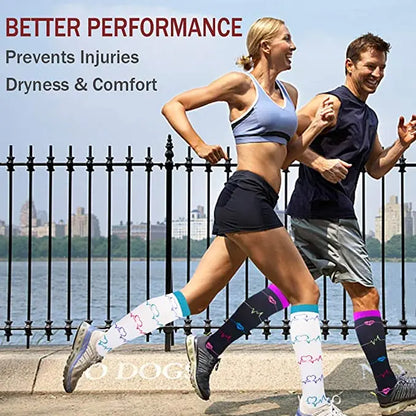 Compression Stockings for Men & Women - Edema Varicose Vein Support Sports Running Pressure Socks