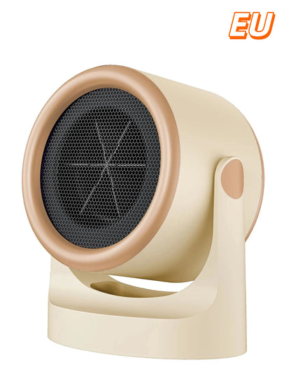 Desktop Mini Space Heater - Quiet, Energy-Efficient Fast-Heating Warm Air Blower for Dormitory, Home, Bedroom and Office Use
