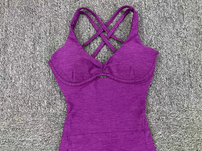 Women’s Black Sporty Jumpsuit – 2025 Workout Yoga Gym Set with Push-Up Fitness Overalls