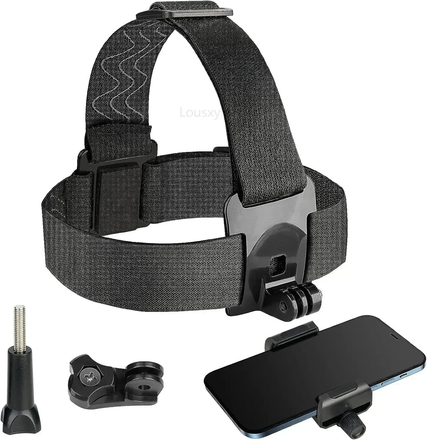 Mobile Phone & Action Camera Chest Harness – Head Strap Mount Kit for iPhone, Samsung, GoPro, DJI, AKASO