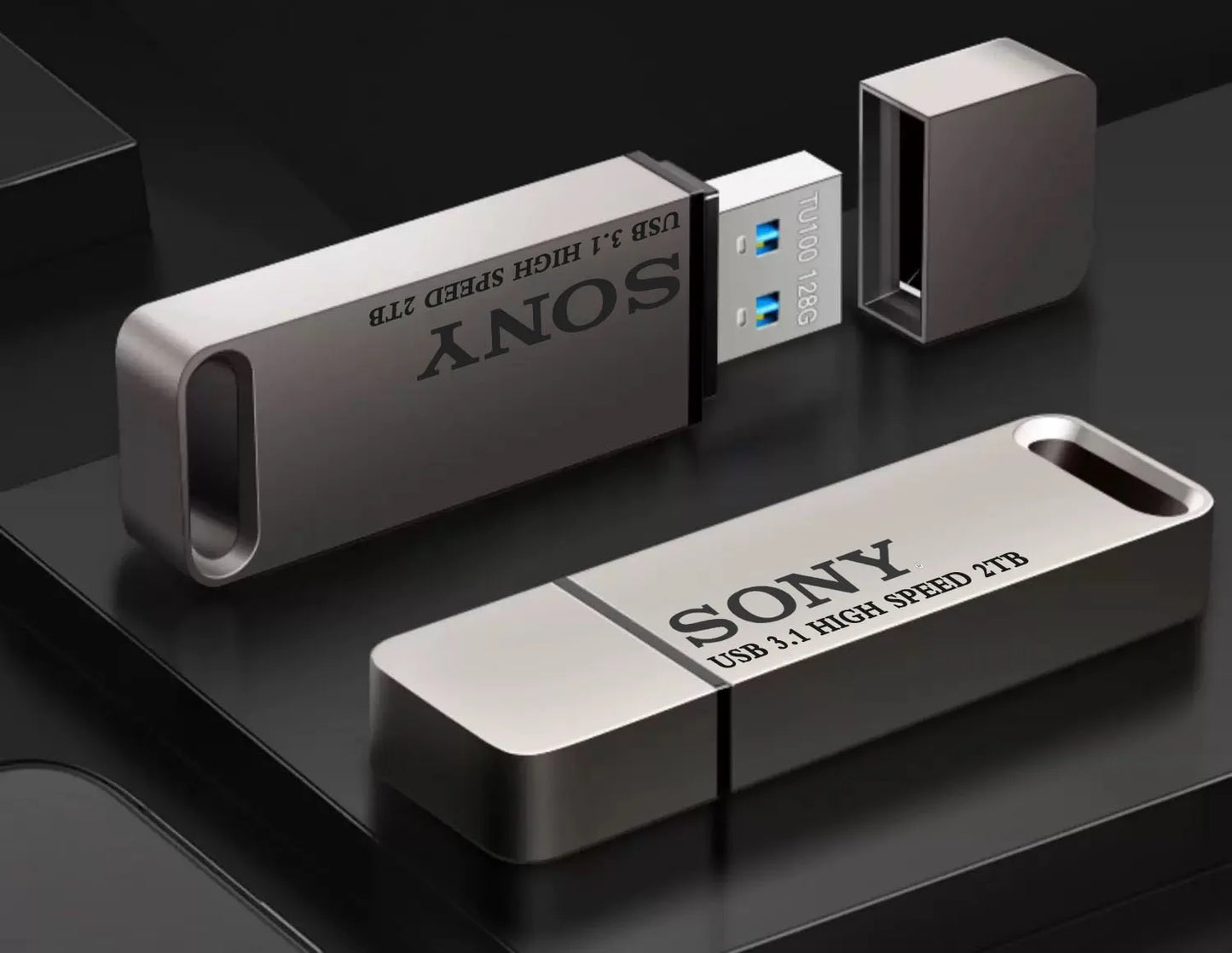 SONY High-Speed PenDrive – 2TB, 1TB, 512GB, 256GB USB Flash Drive for Xiaomi Phones, Portable Metal USB Stick