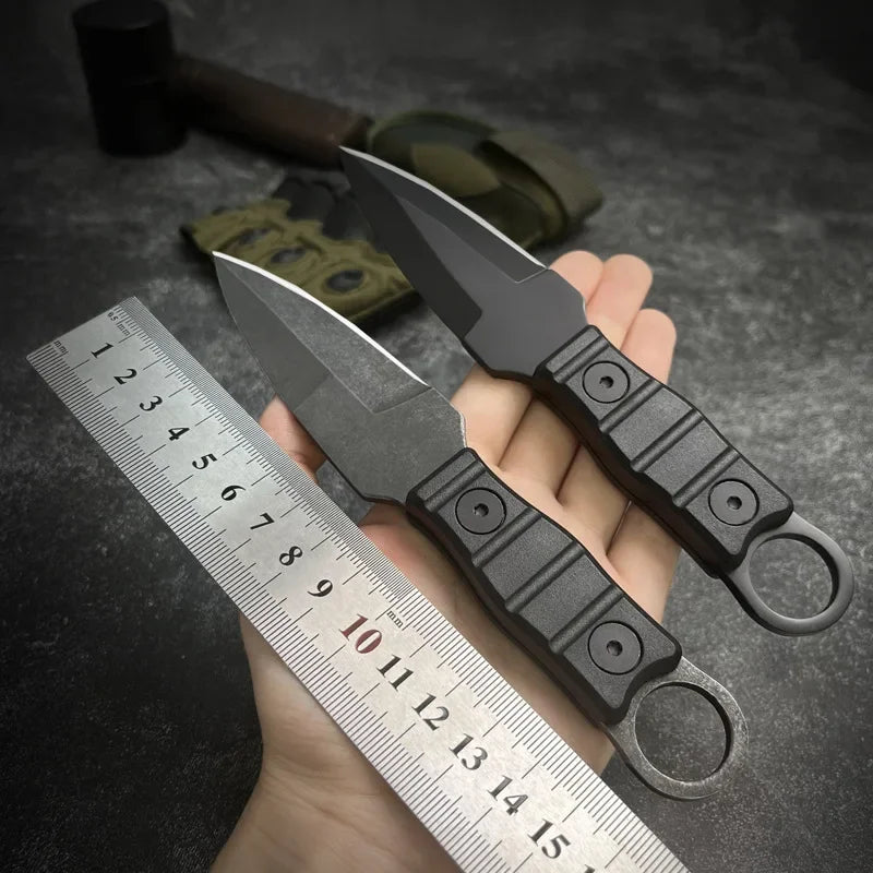 Outdoor Survival Knife - High Hardness EDC Camping Utility Knife with K Sheath