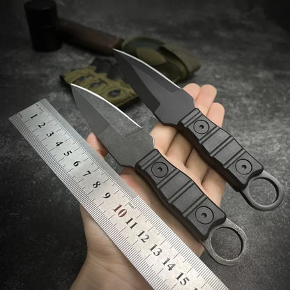 Outdoor Survival Knife - High Hardness EDC Camping Utility Knife with K Sheath