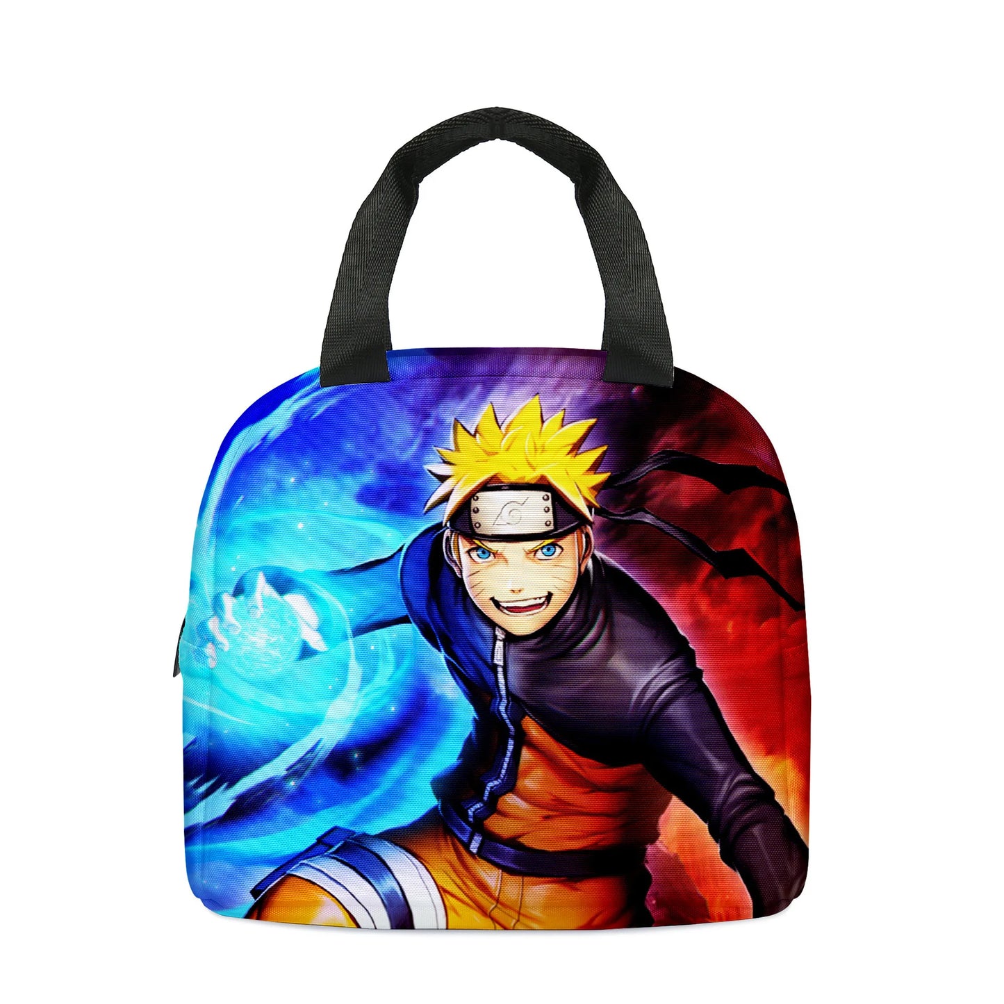 One Piece & Naruto Anime Canvas Backpack — School Shoulder Bag for Primary & Secondary Students, Gift Idea