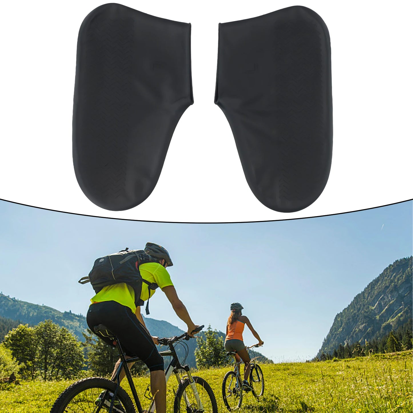 Waterproof Silicone Shoe Covers – Non Slip Reusable Overshoes for Rainy Days, Boot Protectors in S/M/L