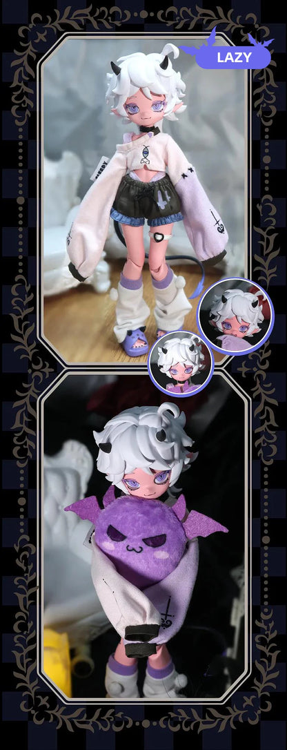 Genuine Devil's Horns Blind Box — 1/8 Movable Doll Ornament, Trendy Collectible Toy for Kids & Gift