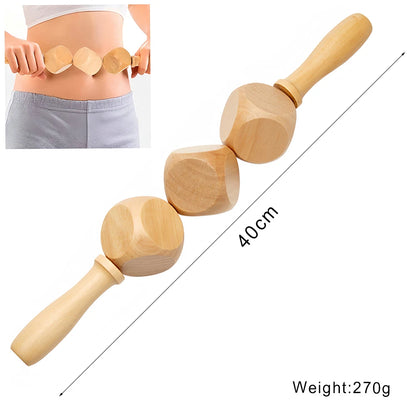 Wooden Lymphatic Drainage & Anti-Cellulite Massage Tools – Gua Sha for Body Shaping & Sore Muscle Relief