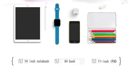MINISO Kawaii Frozen Girls Backpack – Rainbow Schoolbag & Travel Laptop Bag for Kids & Teenagers