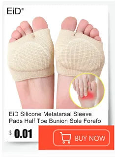 EiD Magnetic Therapy Foot Insoles – Soft Acupressure Sports Cushion for Men & Women