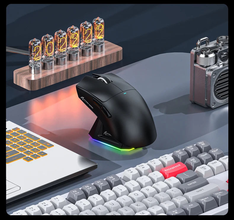 Attack Shark X11 Tri-Mode Wireless Gaming Mouse – 2.4GHz/Wired/Bluetooth PAW3311 22000DPI RGB PC Mouse 400IPS