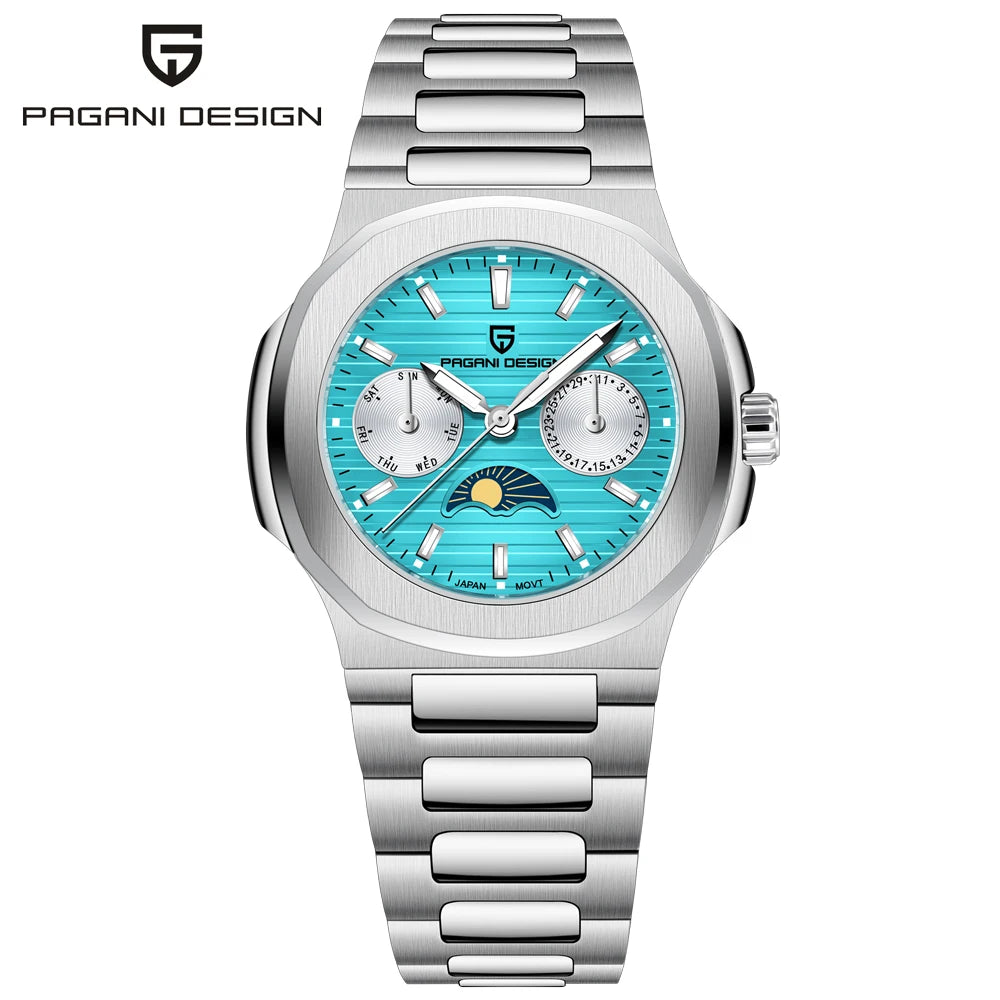 2024 PAGANI DESIGN Women's Luxury Quartz Watch – Sapphire Waterproof Wristwatch Gift for Her
