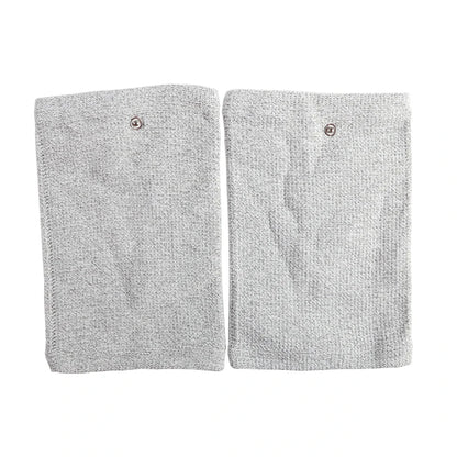 Conductive Silver Fiber Electrode Gloves & Socks – Muscle Stimulator TENS Bracer for Hand & Foot Massage