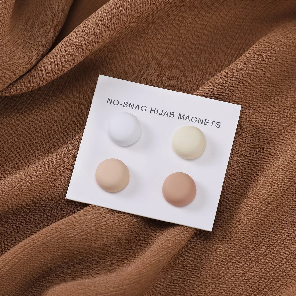 8pcs Hijab Magnetic Pins - Matte Magnet Brooch Buttons for Women Headscarf Shawl Accessories Mixed Colors