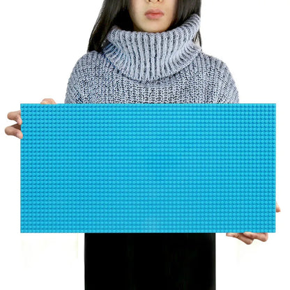 32×64 Hole Building Block Base Plate - Classic DIY Assembly Board Compatible with Brand Building Blocks for Kids