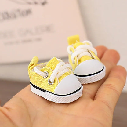 Labubu Doll Shoes for 15/17cm Cotton Dolls — Casual Sports Canvas & Martin Boots, Accessories for Labubu Outfits