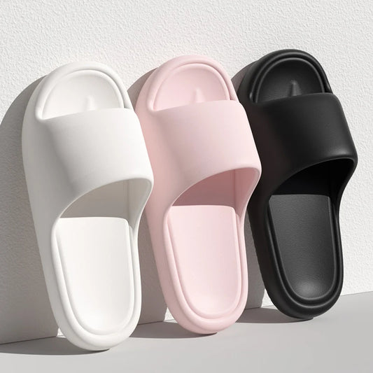 Lightweight Platform Slippers for Women – Super Soft Non-Slip Beach Flip Flops & Indoor Shower Slides for Couples Comfort