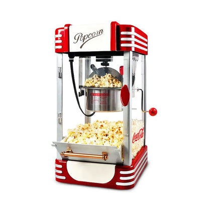 Small Electric Hot Air Popcorn Maker - Compact Household Popcorn Popper for Parties