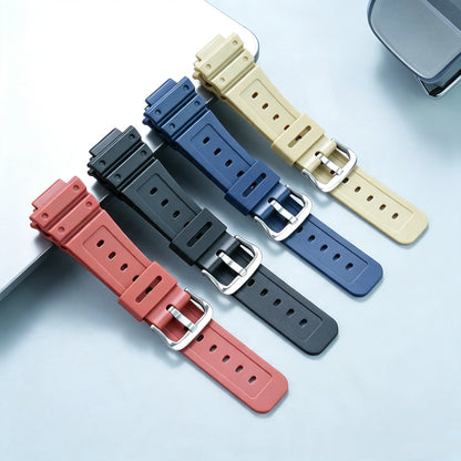 Case and Resin Rubber Strap Set for Casio G-Shock DW-5600, GW-M5610 & GW-B5600 - Unisex Replacement Watch Accessories