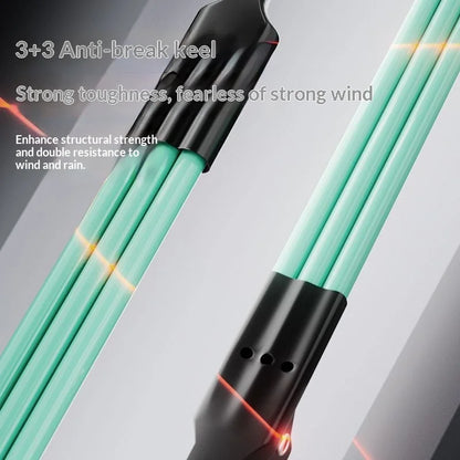 Cyber Style Automatic Umbrella - Extra-Large Reinforced Wind-Resistant & UV-Proof Rain and Sun Umbrella