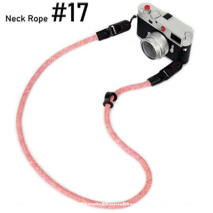Nylon Rope Sling Quick Release Camera Strap – Wrist & Neck Shoulder Strap for Fujifilm, Sony, Nikon, Canon & Leica Mirrorless Cameras