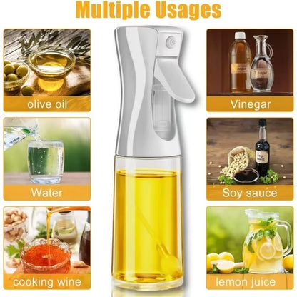 Olive Oil Spray Bottle – Reusable Food-Grade Oil & Vinegar Dispenser for Cooking and Kitchen Use