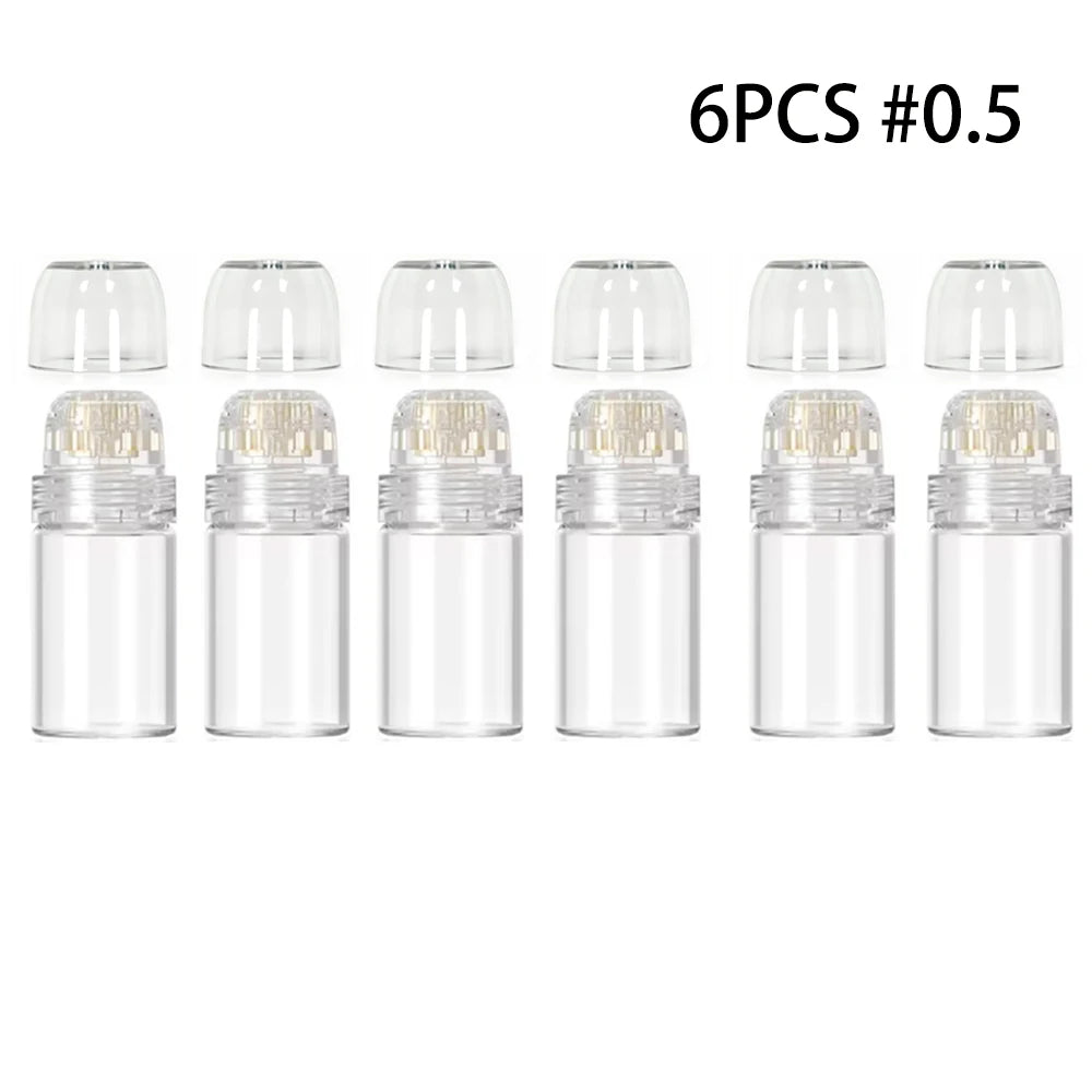 20-Pin Titanium Derma Stamp - 0.25mm Microneedling Tool for Face, Hair, Beard & Skin Care
