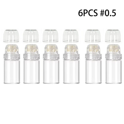 20-Pin Titanium Derma Stamp - 0.25mm Microneedling Tool for Face, Hair, Beard & Skin Care