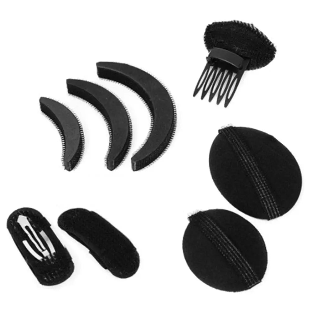 8pcs Hair Volume Puff Sponge Pads – Invisible Fluffy Clip for DIY Hair Styling, Women & Girls Hair Tools