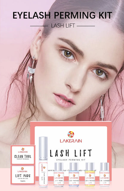 New Lash Lift Kit – Long-Lasting Eyelash Perming Lotion, Fixation Glue, Curly Lash Treatment, Professional Beauty Kit for Salon & Home Use