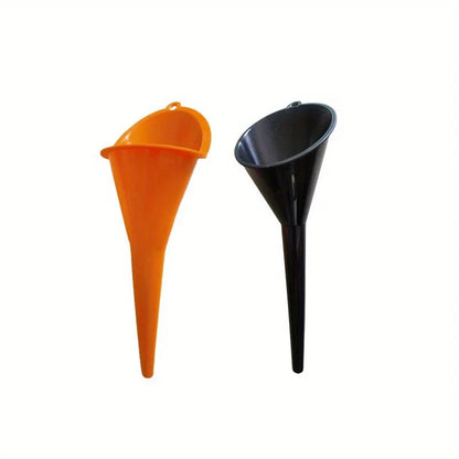 Car Long Stem Oil Funnel – Anti-Splash Plastic Fuel Filling Tool for Car & Motorcycle Refueling Auto Accessories