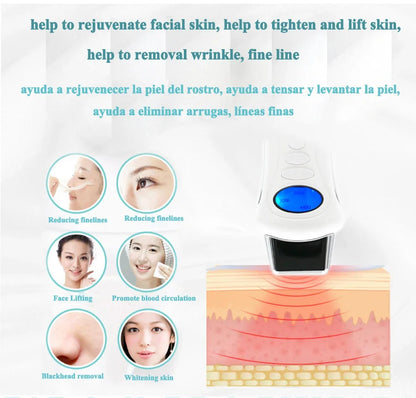 Handheld Galvanic Spa Microcurrent Facial Machine for Skin Tightening & Face Lift – Electroporator Galvanic Current Device for Skin Care