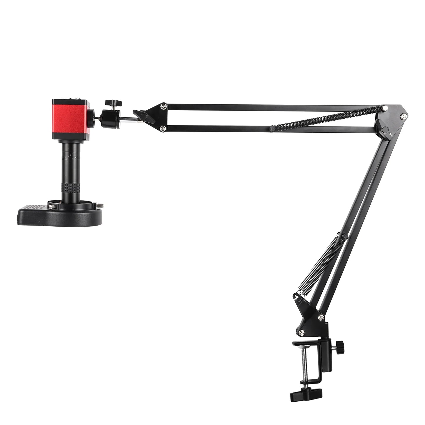 YIZHAN 4K Digital Microscope — Full HD HDMI VGA Industrial Camera with C-Mount, 150x Lens for Soldering & Phone Repair