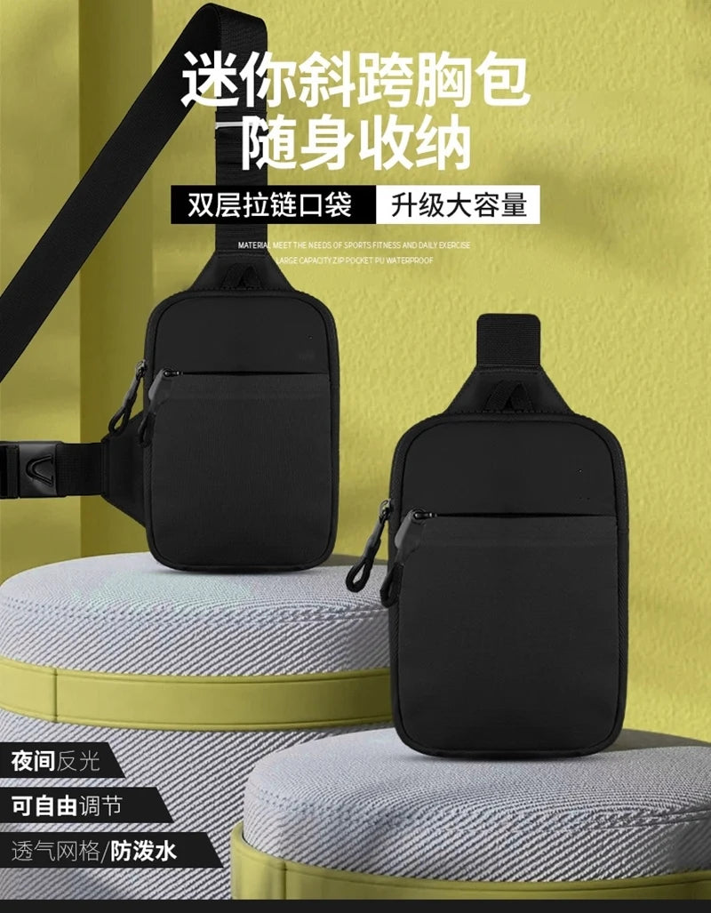 New Men & Women’s Chest Bag – Casual Crossbody Sports & Leisure Bag with Large Capacity