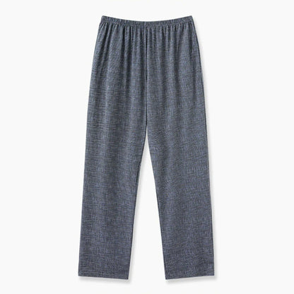 Men’s Plaid Pajama Pants - Soft Breathable Casual Lounge Trousers for Sleepwear & Nightwear