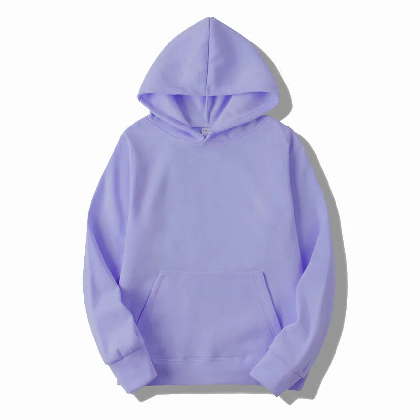 Fashion Men's & Women's Hoodies – Casual Solid Color Sweatshirts for Spring, Autumn, Winter