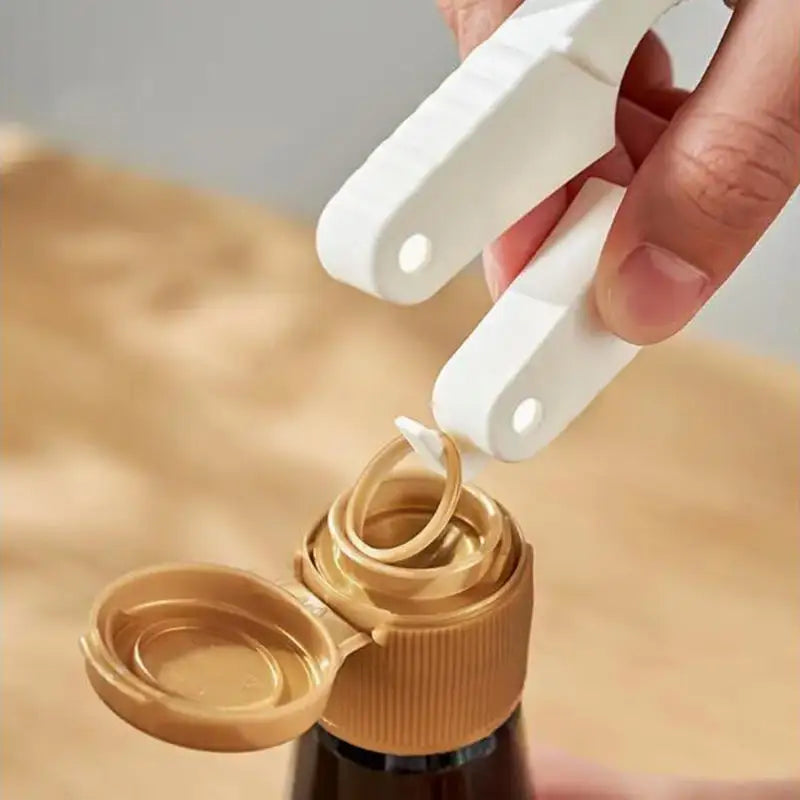 Multi-Purpose Bottle Cap Opener – Handheld Twist-Off Lid Remover for Water Bottles, Portable Kitchen Tool for Women