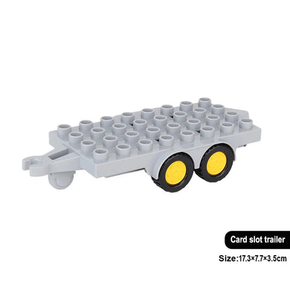 New Large Building Blocks Toys – Cartoon Princess Carriage, Car & Airplane Vehicle Models, Big Bricks Gift for Kids