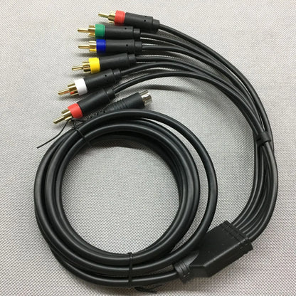 SEGA Saturn RGB/RGBS RCA Composite AV Cable for PVM BVM NEC XM Scalers BNC RGB+Sync Retro Gaming Video Connection Cable