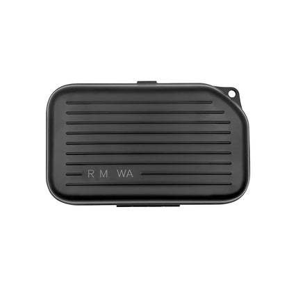 2025 RMWA Light Luxury Single-Shoulder Crossbody Bag — Vertical Aluminum-Magnesium Alloy Travel Bag, Silver Stylish Luggage