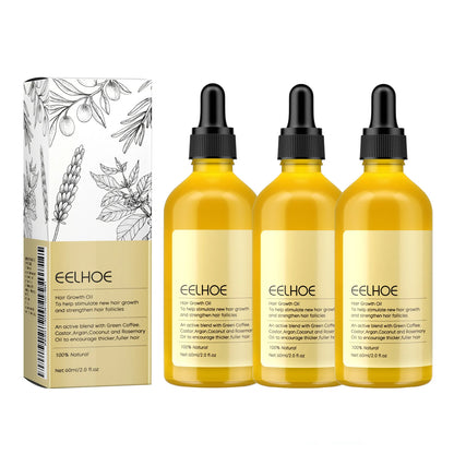 Rosemary Hair Growth Oil 1-3pcs - Moisturizing Hair Serum for Scalp Care & Hair Repair