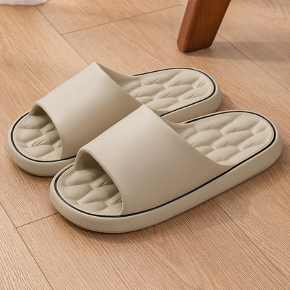 Men’s Summer Cloud Slippers – Soft Non-Slip Sole Sandals for Home, Beach, Indoor & Outdoor Casual Wear