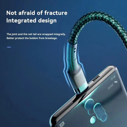 120W USB-C to USB-C Fast Charging Cable - PD Quick Charge Cable for iPhone, Xiaomi & Samsung Devices