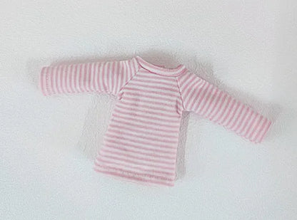 Casual Blythe Doll Clothes – Romper, Plaid Pants & Long Sleeve Top for Licca, Azone, OB24/OB27 Dolls