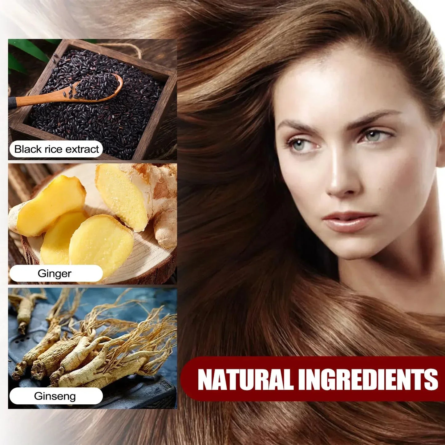 White Hair Remover – Restore Natural Hair Color in 7 Days, Gray Hair Treatment Solution