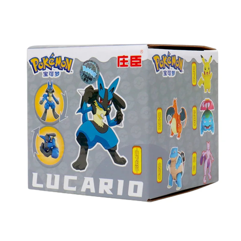 Pokemon Action Figures Set – Pikachu, Gengar, Dragonite, Snorlax & Pokeball Toys