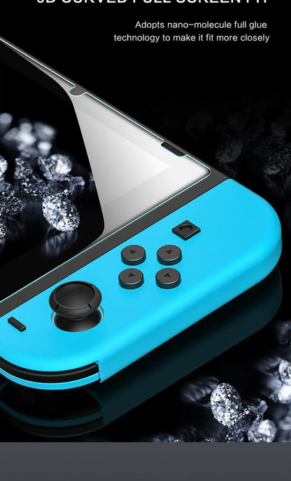 SmartDevil HD Tempered Glass Screen Protector – Full Cover for Nintendo Switch, Switch Lite & OLED