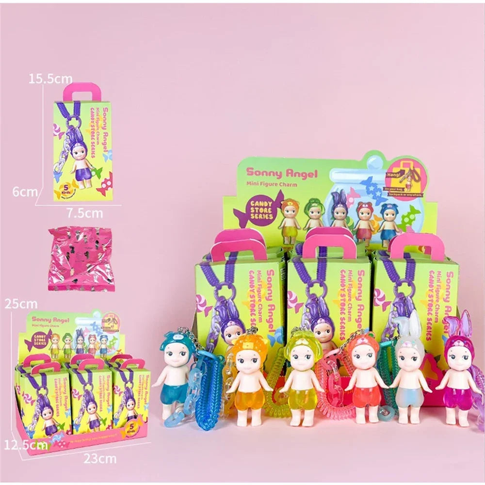 Candy House Keychain Blind Box – Cute Handmade Doll Bag Pendant for Girls