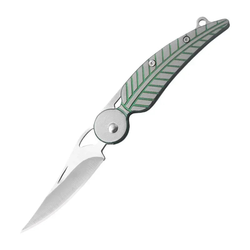 Leaf Folding Knife - Compact Stainless Steel EDC Pocket & Portable Utility Knife