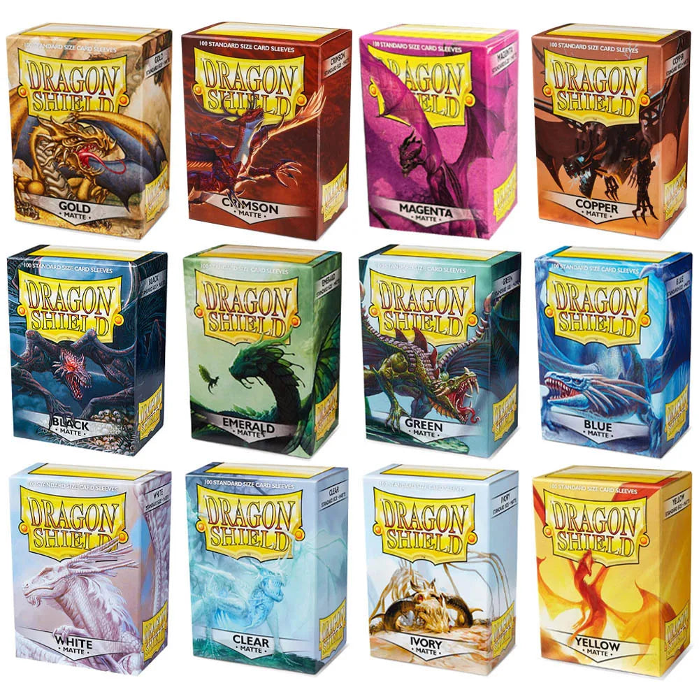 100-Pack 66×91mm Matte Card Sleeves - Trading Card Protectors for PTCG & Collectible Cards