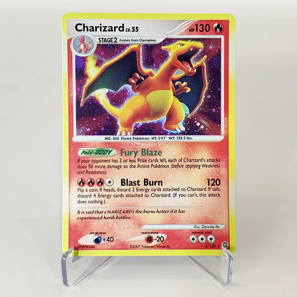 PTCG Charizard V VMAX EX GX Cards - Rare Collectible Battle and Proxy Trading Cards